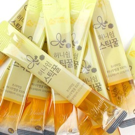 (NS홈쇼핑)강원양봉 프리미엄 피나무 스틱꿀 1박스(15gx30개입)28909846 (NS Home Shopping) Gangwon Bee Farm Premium Pine Tree Stick Honey 1 Box (15g x 30 pieces) 28909846