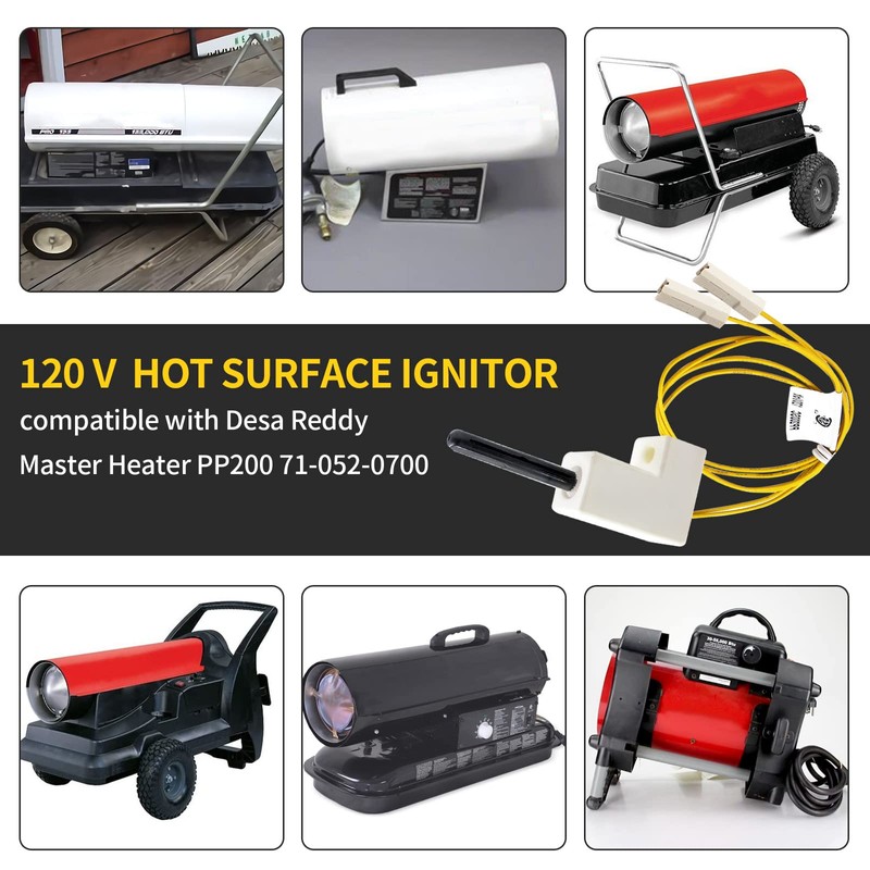 MCAMPAS PP200 PP200SC HA1000 Hot Surface Igniter for Reddy Heater,