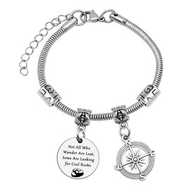 Mxrymvu Funny Geologist Gifts Rock Lover Gifts Geology Jewelry for Geologists Geology Jewelry for Women Rock Collector Present Christmas Thanksgiving Birthday Graduation Present