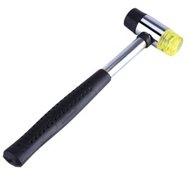 POCREATION Mandril Medidor De Anillos, Mazo De Cara De Nailon para Dimensionar La Fabricación De Joyas, Herramientas De Martillo De Formación, Martillo De Goma para Medir La FabricacióN De Joyas