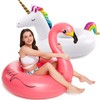 Inflatable Unicorn Flamingo Pool Floats - Jasonwell 2 Pack Pool