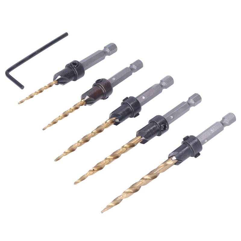 Generic Tapered Drill Bits, Counter Sink Drill Bits for Woodworking