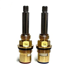 Replacement Pair of Chrome Tap Cartridges for Heritage Dawlish Stratford Basin 19MC090L30.04 19MC090R56.04