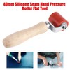 Fdit 1pc 40mm Silicon Seam Hand Pressure Roller High Temperature