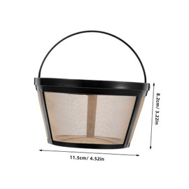 LABRIMP Reusable Stainless Filter Basket for Cup Coffee Makers Effortless Replacement Strainer for Home Office Brewing Durable User Friendly Efficient Filtration