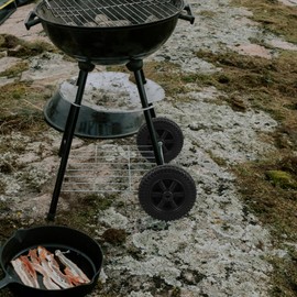 HAKIDZEL 2piezas Ruedas De Repuesto Para Parrillas De Gas De Ruedas De Bbq De Duradero Accesorios Resistentes Al Calor Para Carritos De Parrilla Y Carros De Jardín