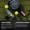 Raquex Elite Padel Balls – 6 Ball Twin Pack. Two