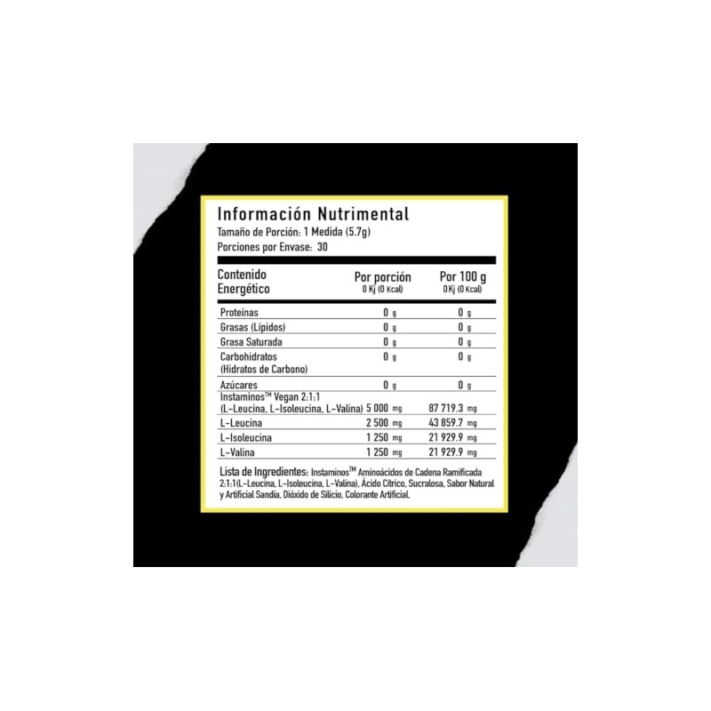 Limit-X Nutrition BCAA Complex - Suplemento Sin Azucar Electrolitos en