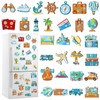 Xuhal 30 Pcs Travel Diamond Painting Magnets Adventure Awaits Diamond