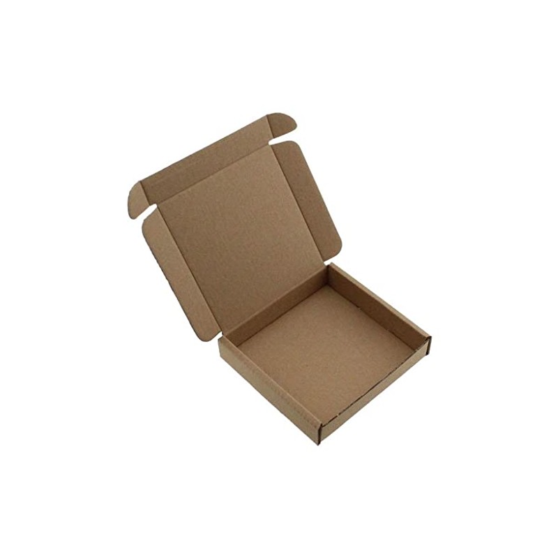 100 x C7 A7 Brown Box 101x101x22mm (4x4x0.8") RM Large