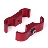 4AN Hose Separator Clamp Aluminum Fuel Line Mounting Clamp Divider