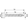 Spax Universal Screw, 200 Items, 4,0 x 35 mm