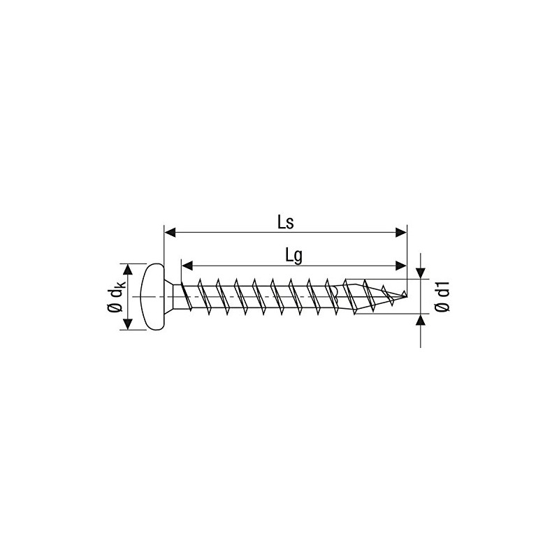 Spax Universal Screw, 200 Items, 4,0 x 35 mm