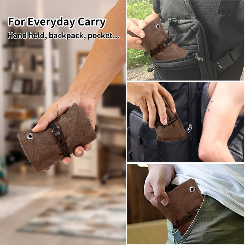 Pocket Knife Display Bag,6 Slots with Pocket Knives, Folding Small