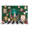 Wonderland Photo Backdrop 7X5FT Wonderland Tea Party Decorations