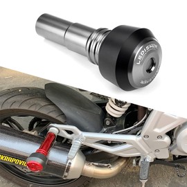 Accessoires Falling protection Exhaust Slider Crash pad slider compatible with Honda CB350 RS,NT1100,Rebel 1100,Rebel 500,Rebel 300,Rebel 250,CB1000R,X-ADV 750,NC700X,NC700S,NC750X,NC750S (Gray)