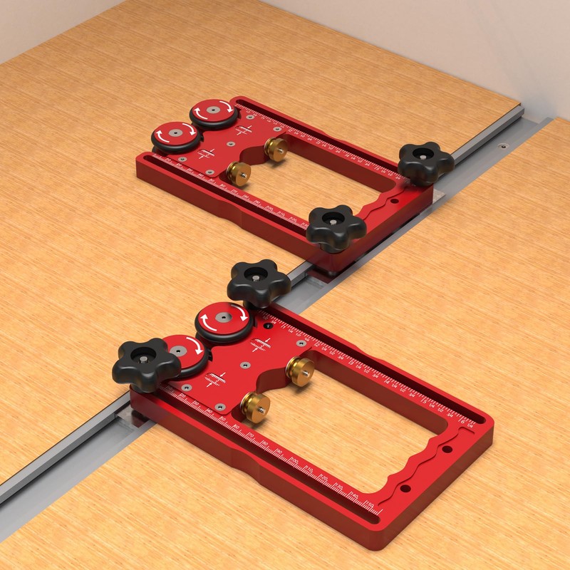 Double Wheel Bearing Roller, Woodworking Bearing Roller Featherboards, Table Saw