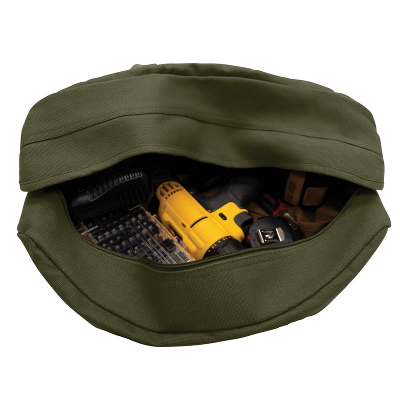 Rothco Canvas Tanker Style Tool Bag, 19” x 9” x