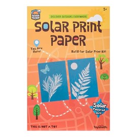 Toysmith Outdoor Discovery, Solar Print Paper, Refill for Solar Print Kit, For Boys & Girls Ages 5+