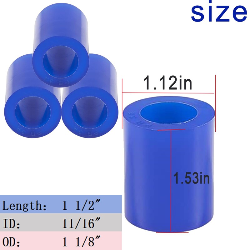 Reference for 13-04391 13-03593 Hood Roller Bushings fit for Peterbilt