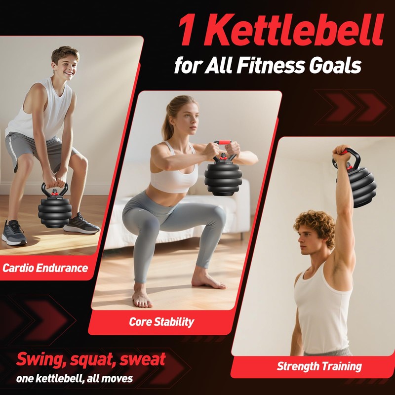 Adjustable dumbbell set, 35lbs Free Weights set with upgraded nut,