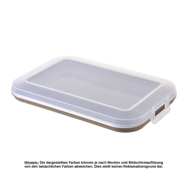 Set of 4 Cold Meat Containers with Integrated Serving Plate,