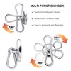 DIYMAG Magnetic Hooks,160LBS Strong Heavy Duty Neodymium Magnet Hooks with