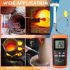 Relaxweex Kiln Thermometer Full Range High Temperature Pyrometer K-Type Thermocouple