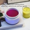7-Color Changing Wax Melt Warmer, Modern Ripple Design 3-in-1 Electric