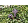Jim Clift Design Celtic Cross Copper Lapel Pin - 50