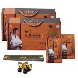 김오곤녹용산삼 홍삼액 녹용액 녹용홍삼보 더 진한 녹용산삼배양근 2개월분(60포+침향환10환) Kim Ogon Deer Antler Red Ginseng Extract, Deer Antler Extract, Deer Antler Red Ginseng Supplement, Richer Deer Antler Red Ginseng Cultured Root, 2-Month Supply (60 Packs + 10 Agarwood Pills)