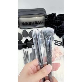 52 Brochas Maquillaje Profesional Y Herramientas Cosméticas                                                                                           