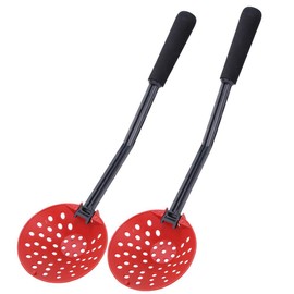 2 Piezas de Hielo de Invierno Cuchara de Pesca de plaStico Accesorios de Aparejos de Pesca al Aire Libre Cuchara de Pesca Plegable con Mango Antideslizante de EVA