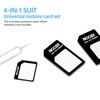 4 in 1 SIM Karten Adapte 2 Set SIM Adapter,