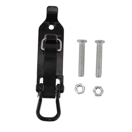 Shovel Mount for Roof Rack Metal Rubber Clamps Wall Mounting Brackets for Truck Boats Black