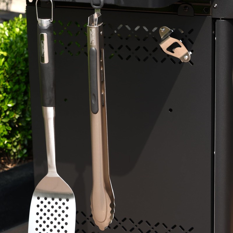 Monument Grills Heavy Duty Stainless Steel 2-Piece Barbecue Tool Set