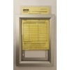 HPD signs, Silver backround, Aluminium-Rust Free, with holes. "The Moo