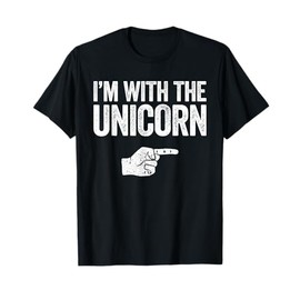 I'm With The Unicorn Shirt Matching Unicorn Costume T-Shirt