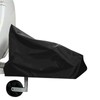 AONNOUS 600D Oxford Extra Large Caravan Hitch Cover 1.4m*1.3m*1m*0.3m for