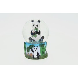 Cornelißen Glitter Ball Panda Height 6.5 cm Animal Snow Miniature Shaker Glass Ball