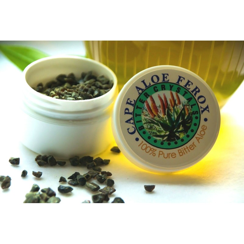ALOE FEROX BITTER CRYSTALS, CONSTIPATION RELIEF, COLON CLEANSER, HERBAL DETOX