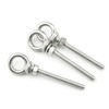 316 Stainless Steel Eye Bolt, Heavy Duty Shoulder Eyebolts Screws