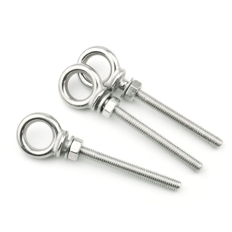 316 Stainless Steel Eye Bolt, Heavy Duty Shoulder Eyebolts Screws