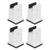 4pcs Adjustable Furniture Risers with Screw Clamp Rubber Bed Couch