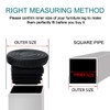 uxcell Adjustable Leveling Feet 25 x 25mm Square Inserts Furniture