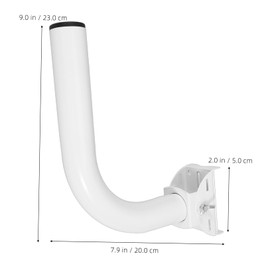 CIYODO Antenna Mounting Pole for Outdoor Use Electronics Pole for Outside Antenna Installation Enhances Signal Coverage with Upward Angle Design Easy Installation Walls Versatile Mounting