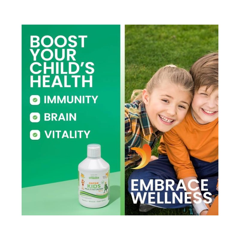 Generic Swedish Super Kids Multivitamin Age 3+, Orange Flavour, 2