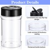 xozeooeu 48 Pack 6 Oz Plastic Spice Jars with Shaker