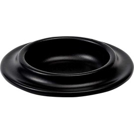 Ovject O-ERP12.5-MBK Camping Outdoor Made in Japan Small Plate Bean Plate Ename-Heat Resistant Oven Open Fire OK Rim 4.9 inches (12.5 cm) Matte Black