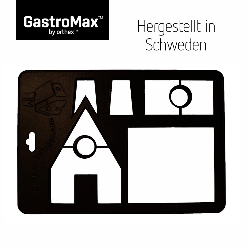 Gastromax Lebkuchen-Haus Ausstecher, Schwarz